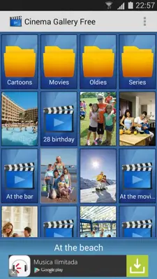 Cinema Gallery Free android App screenshot 1